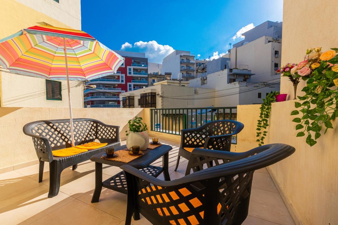 Traditional Maltese Apartment 3Bdr 2 Bth Terrace St. Paul's Bay Exteriör bild