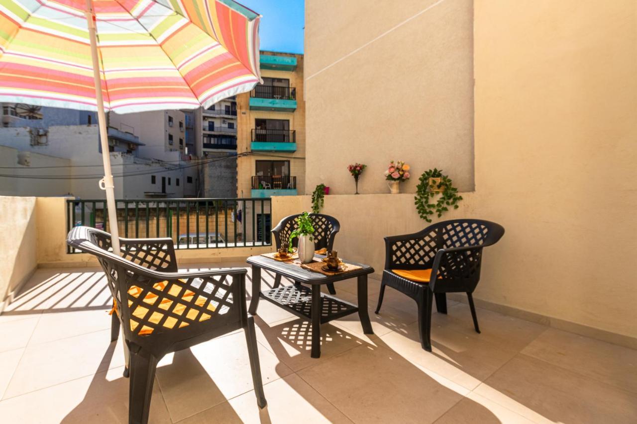 Traditional Maltese Apartment 3Bdr 2 Bth Terrace St. Paul's Bay Exteriör bild